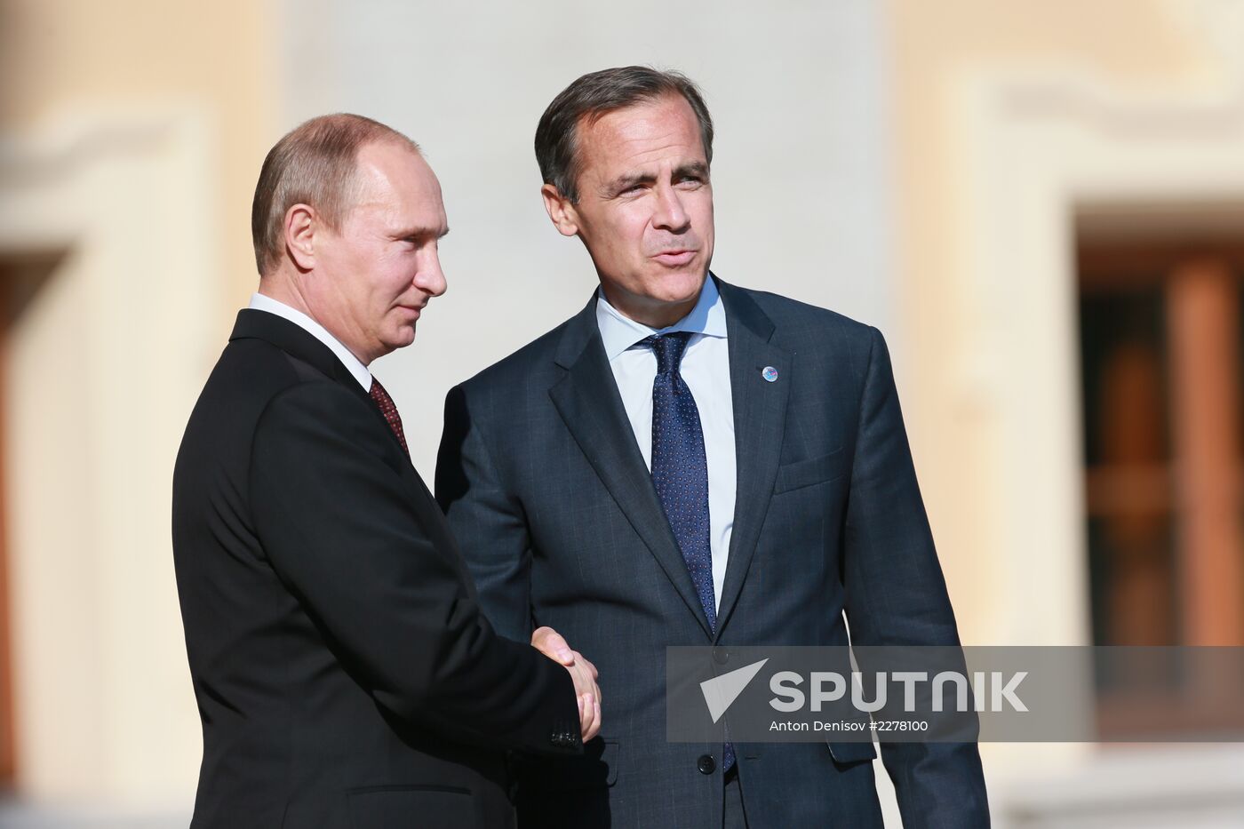 Official welcome of G20 leaders by Vladimir Putin