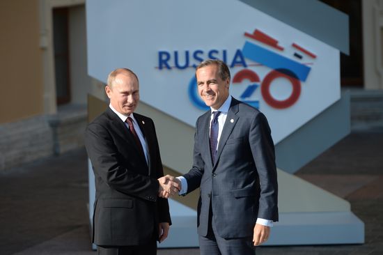 Official welcome of G20 leaders by Vladimir Putin