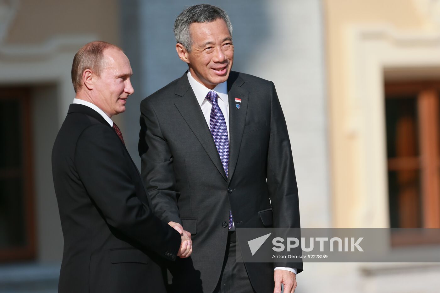 Official welcome of G20 leaders by Vladimir Putin