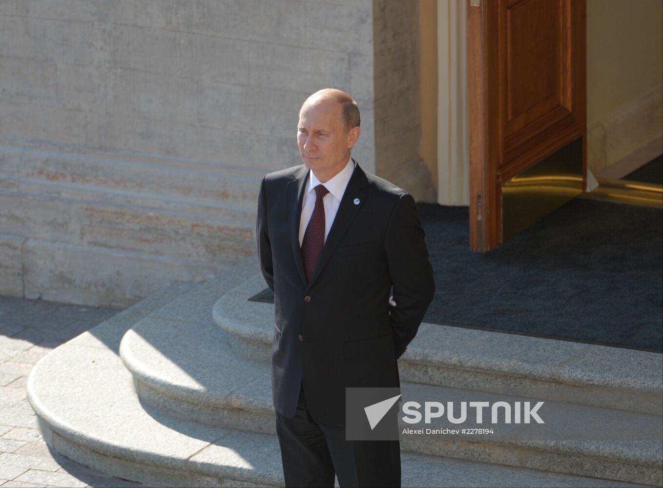 Official welcome of G20 leaders by Vladimir Putin