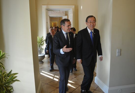 First working session of G20 Summit participants