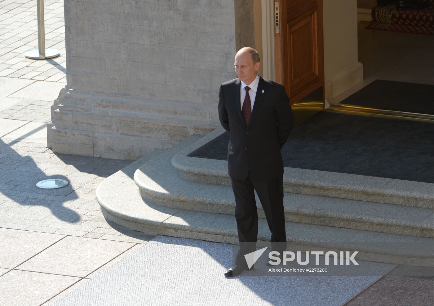 Official welcome of G20 leaders by Vladimir Putin