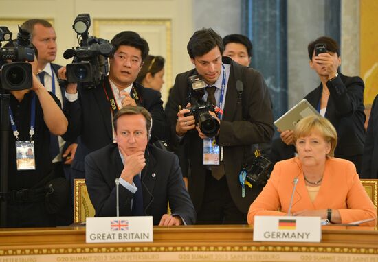 First working session of G20 Summit participants