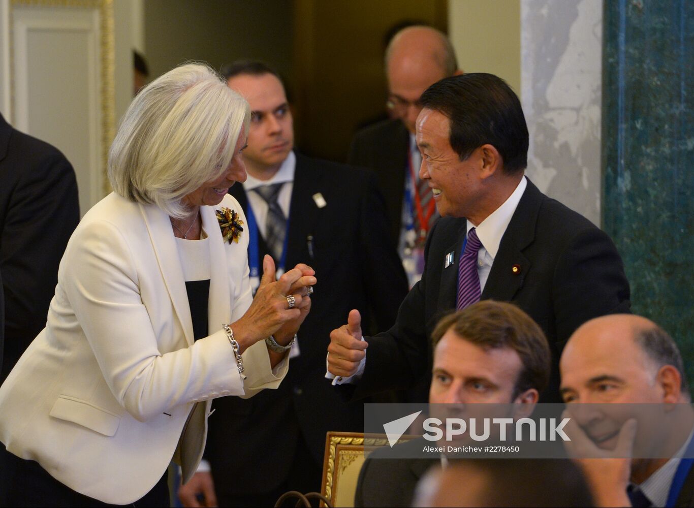 First working session of G20 Summit participants