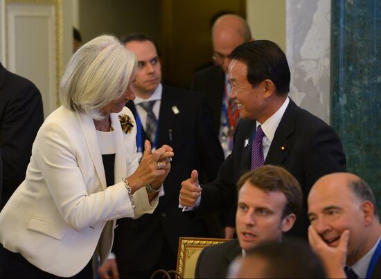 First working session of G20 Summit participants