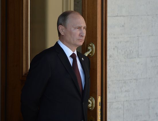 Official welcome of G20 leaders by Vladimir Putin