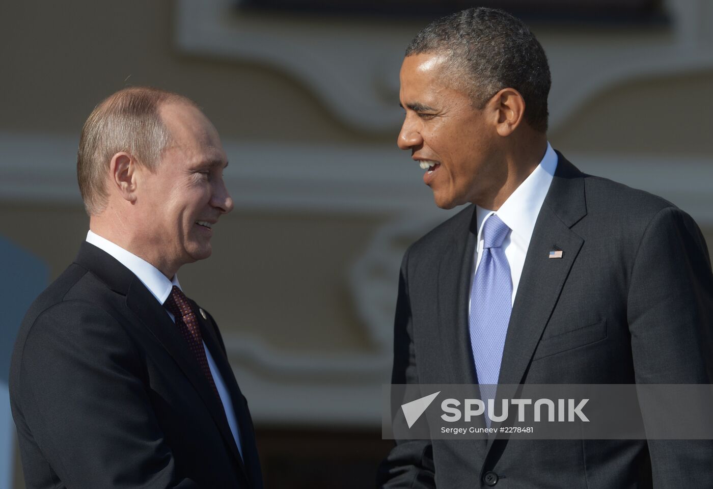 Official welcome of G20 leaders by Vladimir Putin