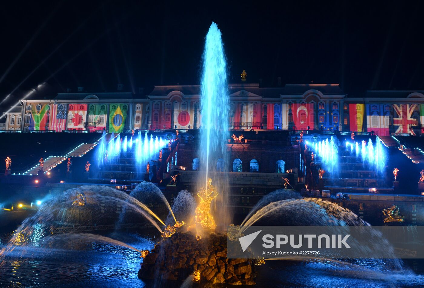 Musical fountain show for G20 Summit participants