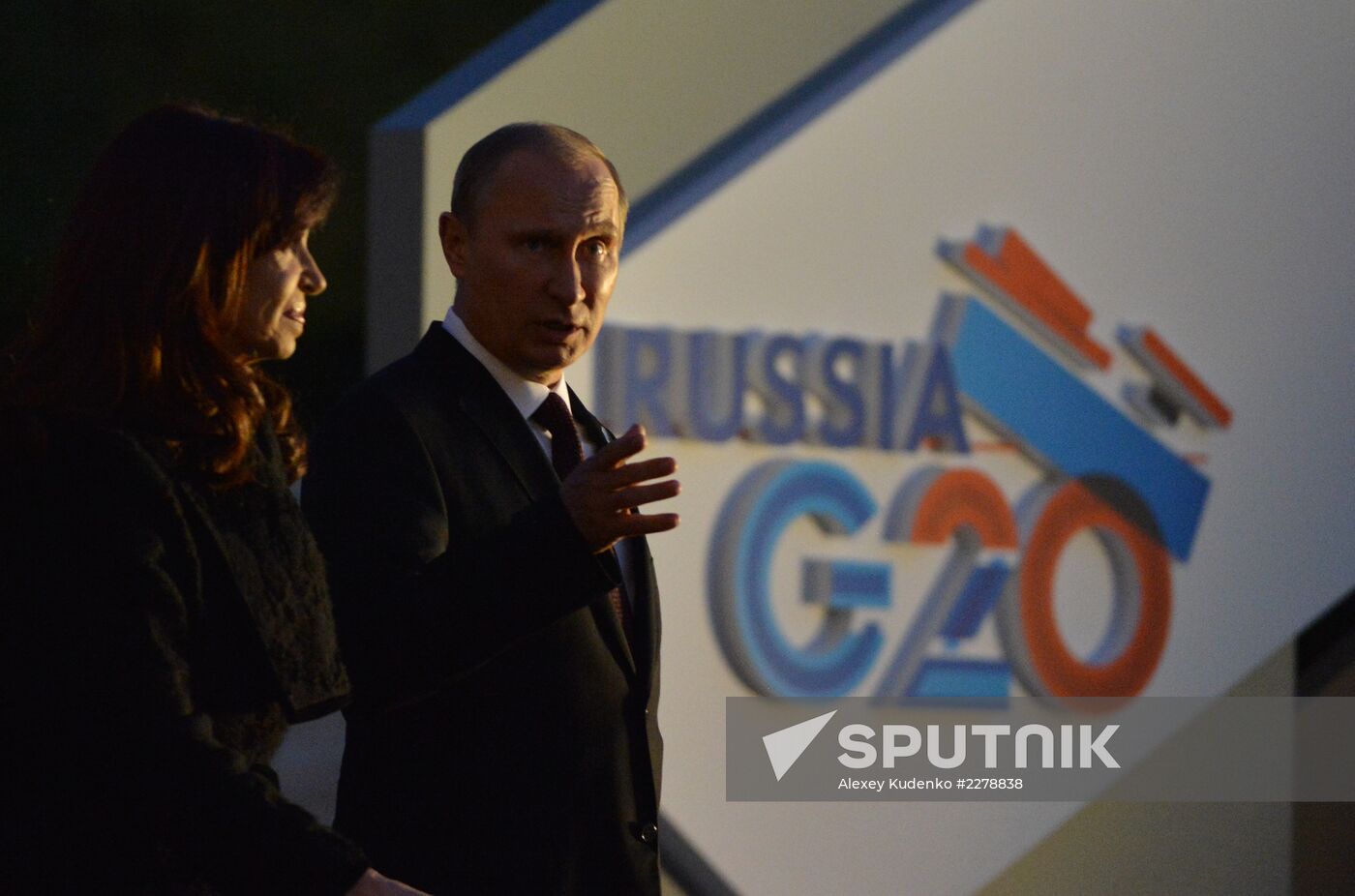 Vladimir Putin and Cristina Fernandez de Kirchner