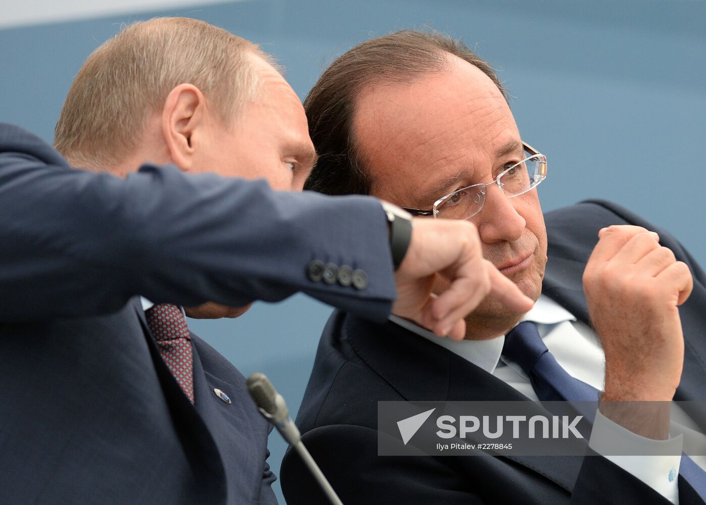 Vladimir Putin meets with Business 20 and Labour 20