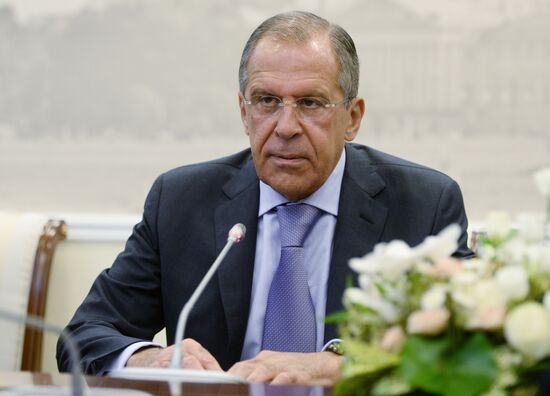 Sergei Lavrov meets with G20 foreign ministers