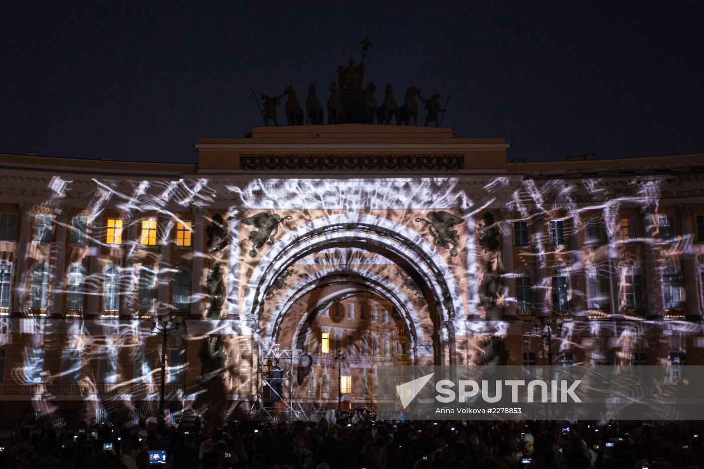 Photo night in St. Petersburg