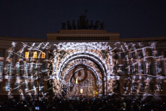 Photo night in St. Petersburg