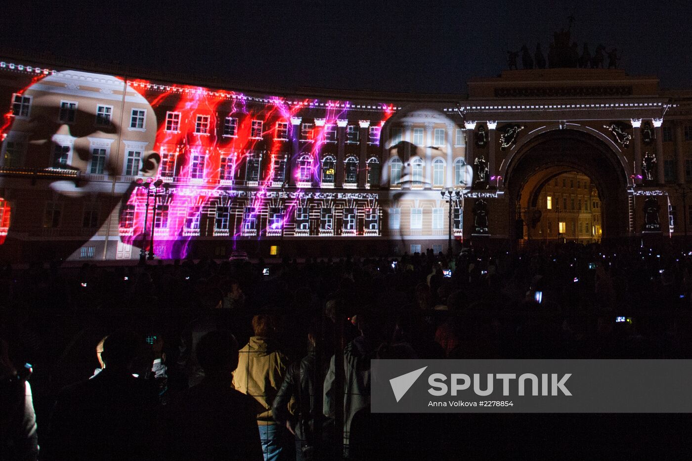 Photo night in St. Petersburg