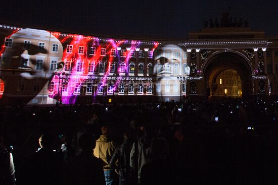 Photo night in St. Petersburg