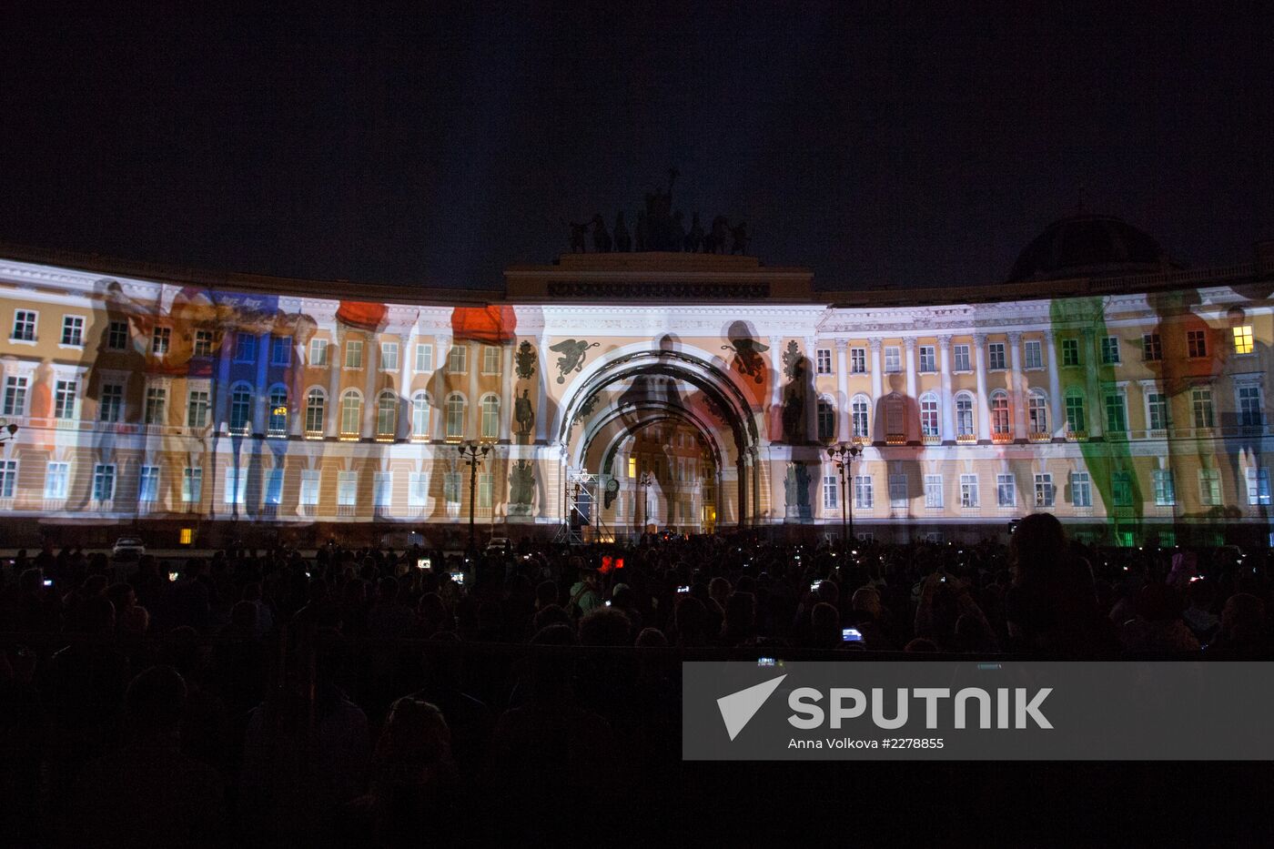 Photo night in St. Petersburg