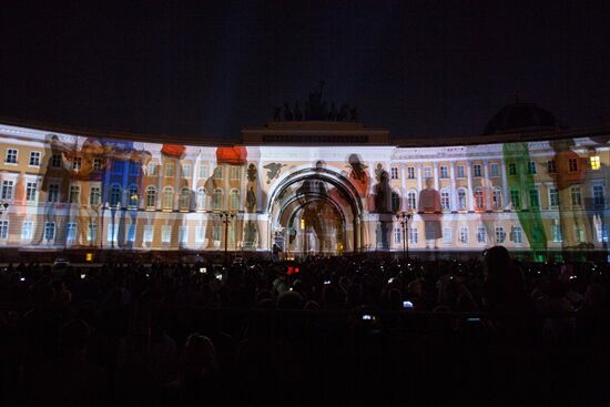 Photo night in St. Petersburg