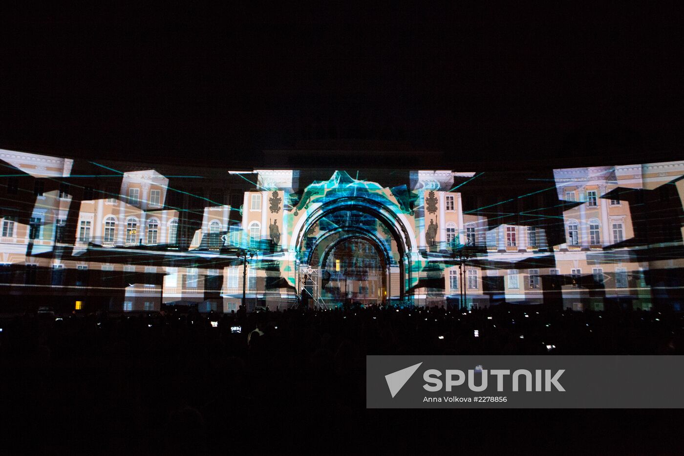 Photo night in St. Petersburg