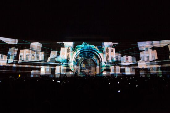 Photo night in St. Petersburg