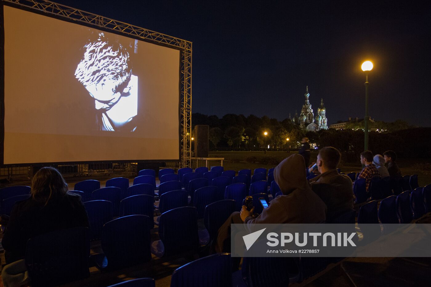 Photo night in St. Petersburg