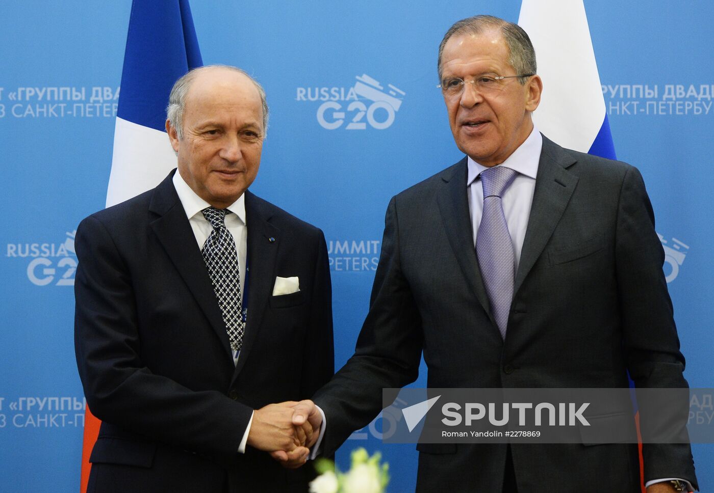 Sergei Lavrov meets with G20 foreign ministers