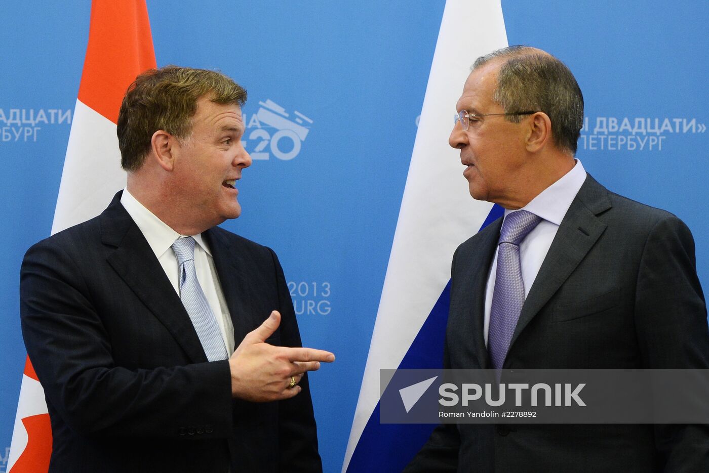 Sergei Lavrov meets with G20 foreign ministers
