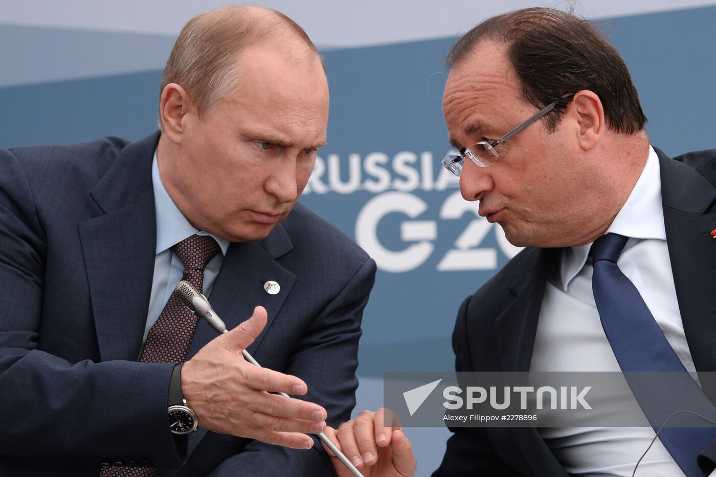 Vladimir Putin meets with Business 20 and Labour 20