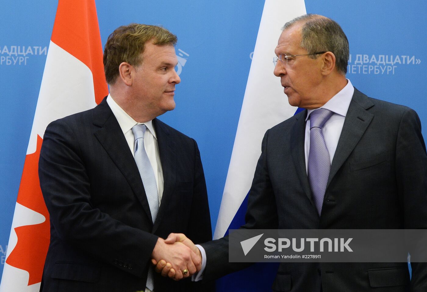 Sergei Lavrov meets with G20 foreign ministers