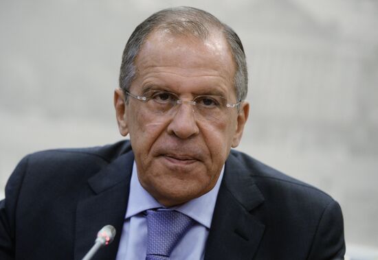 Sergei Lavrov meets with G20 foreign ministers