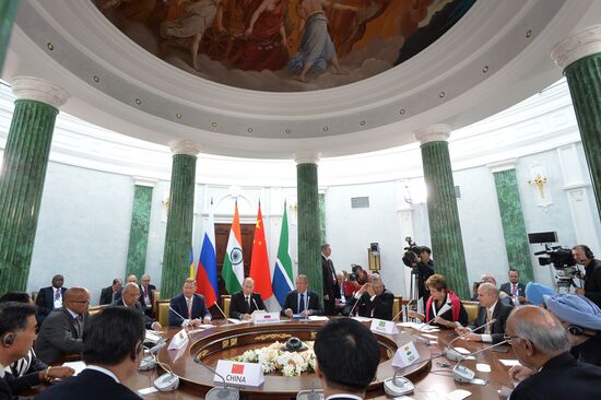 Meeting of the heads of BRICS delegations