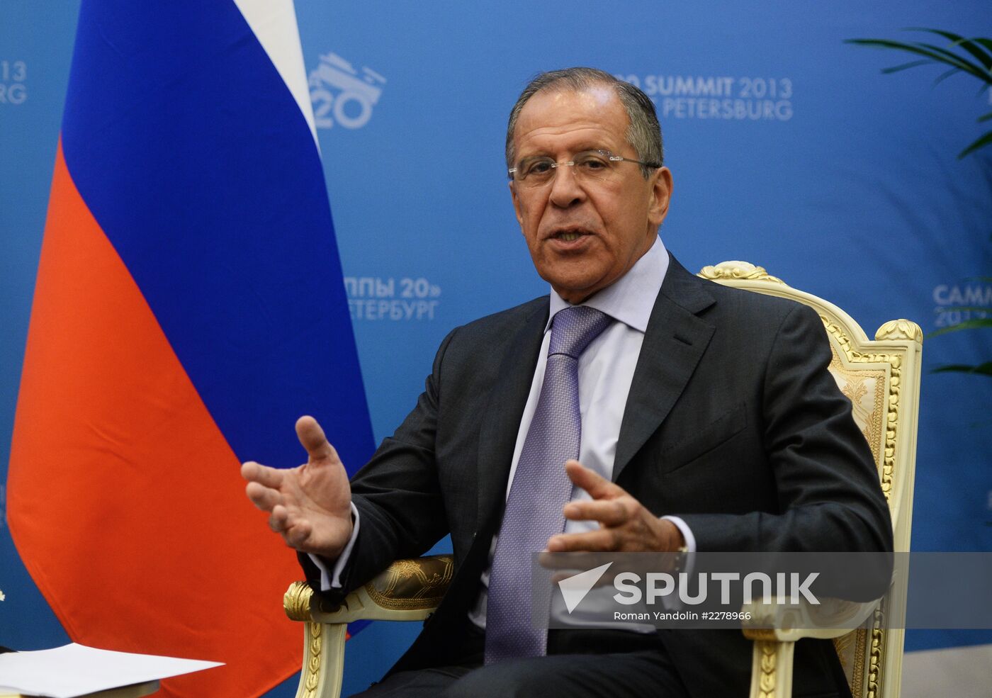 Sergei Lavrov meets with G20 foreign ministers