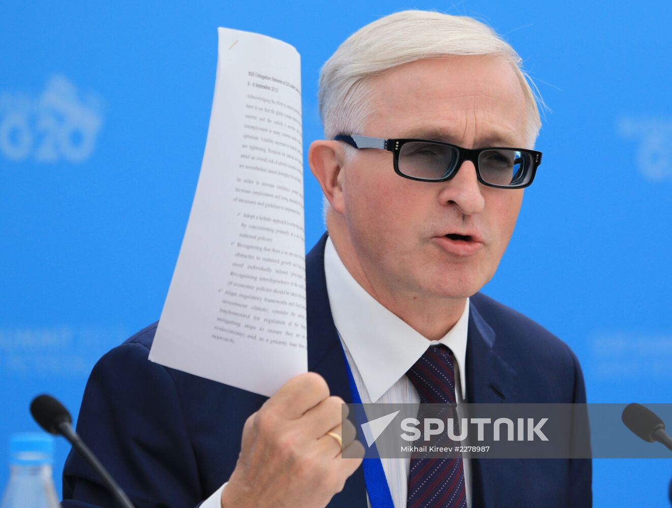 Briefings by G20 Summit participants