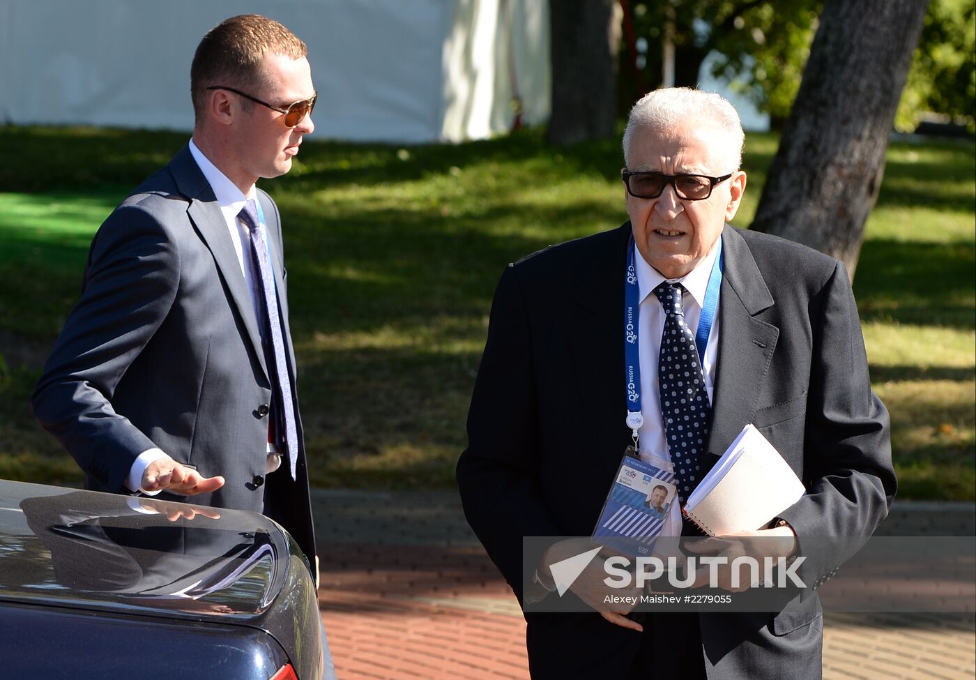 Sergei Lavrov meets with G20 foreign ministers