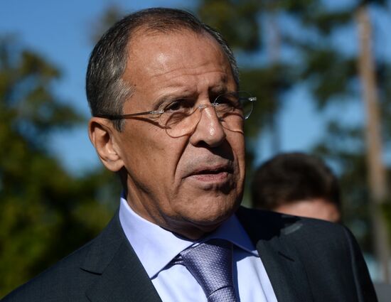 Sergei Lavrov meets with G20 foreign ministers