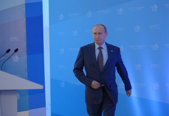 Press conference by Vladimir Putin on G20 Summit outcomes