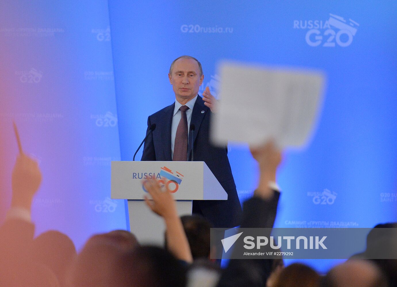 Press conference by Vladimir Putin on G20 Summit outcomes