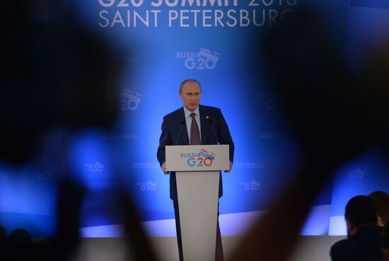 Press conference by Vladimir Putin on G20 Summit outcomes