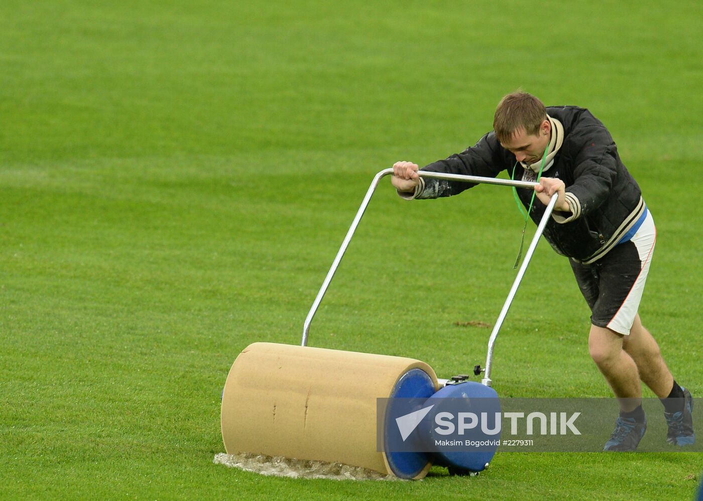 Qualifying match of 2014 FIFA World Cup. Russia vs. Luxembourg