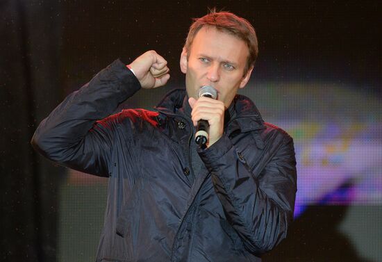 Rally-concert for Alexei Navalny
