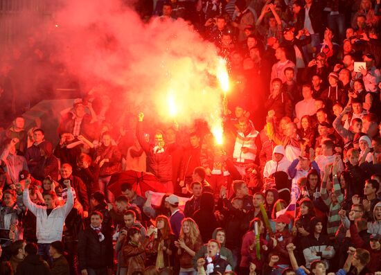 Qualifying match of 2014 FIFA World Cup. Russia vs. Luxembourg