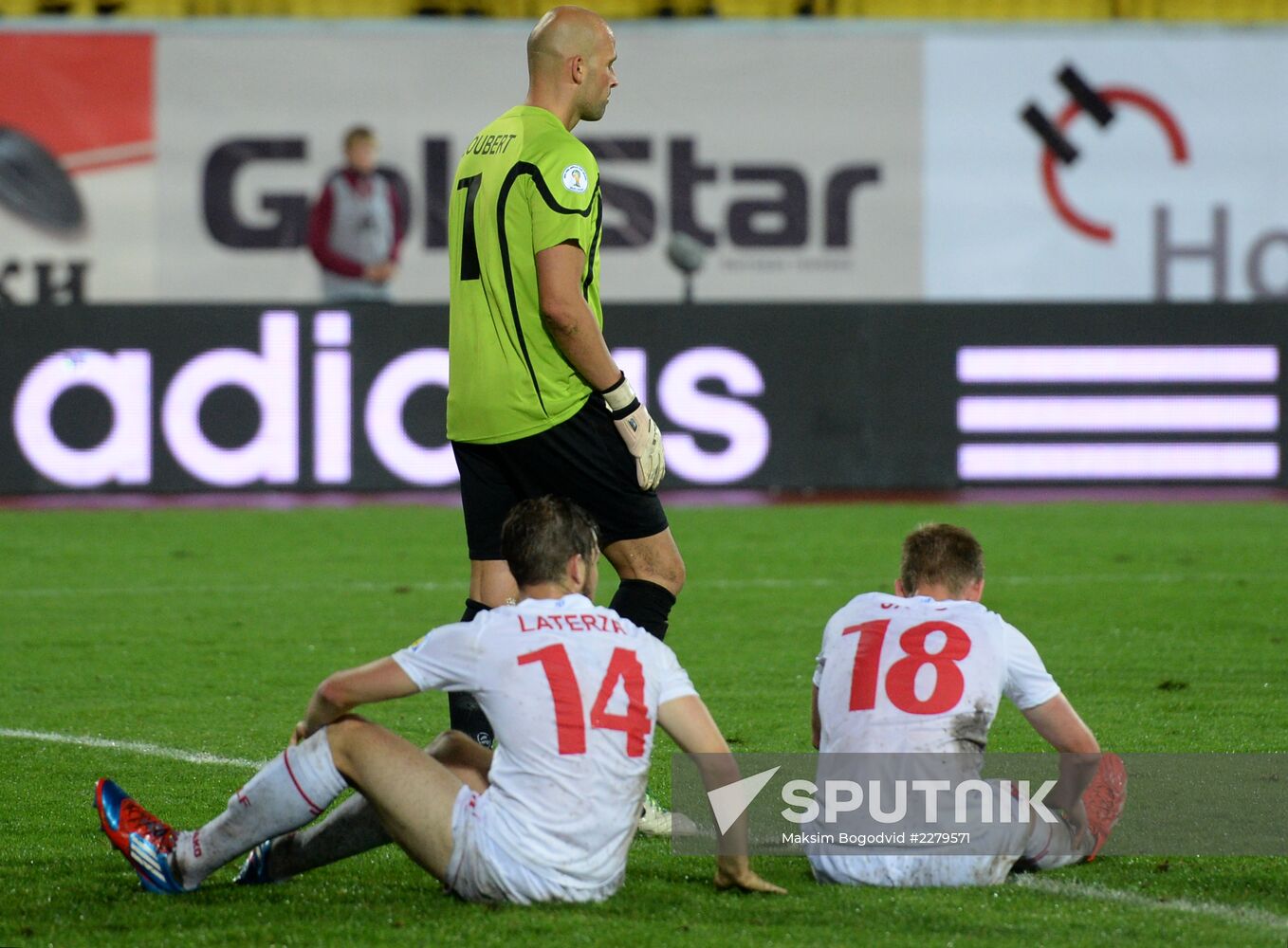 Qualifying match of 2014 FIFA World Cup. Russia vs. Luxembourg