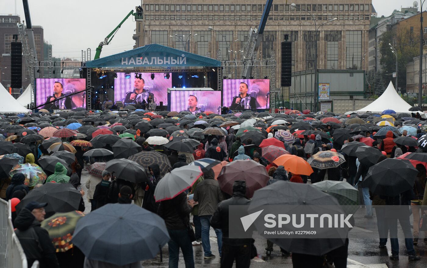Rally-concert for Alexei Navalny