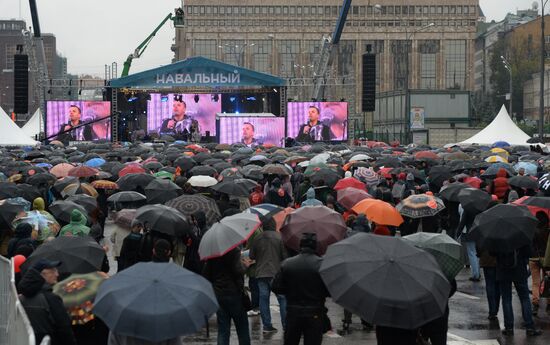 Rally-concert for Alexei Navalny