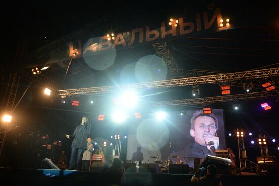 Rally-concert for Alexei Navalny