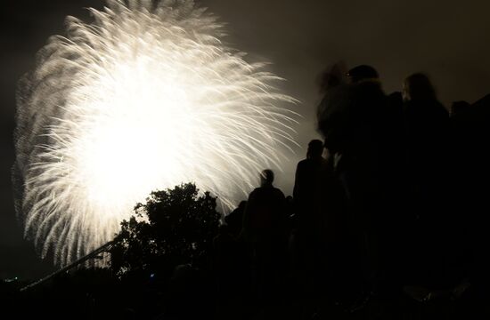 Moscow City Day fireworks