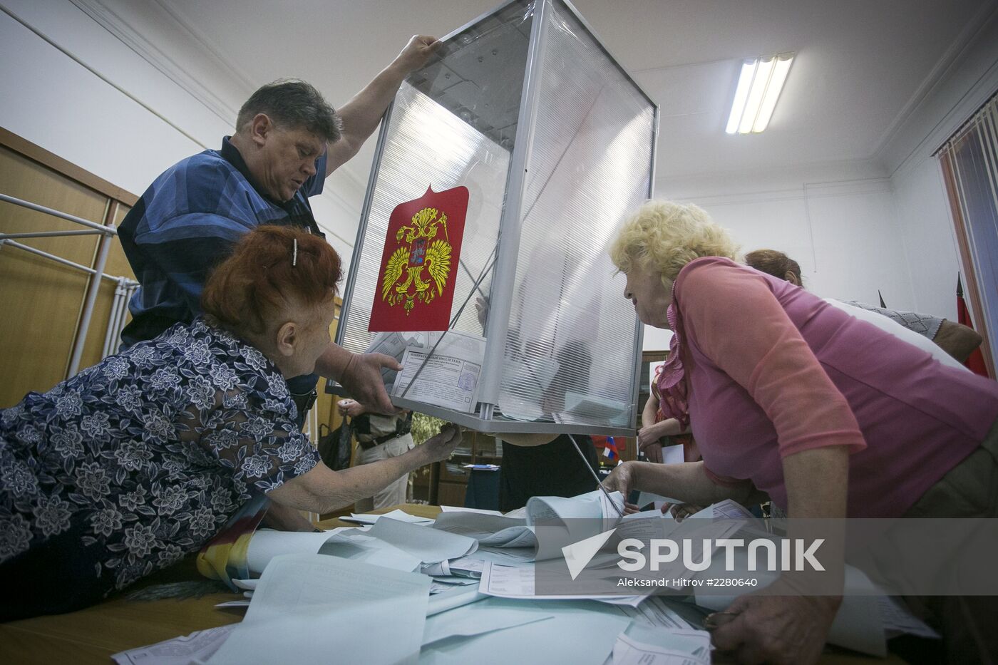 Vote counting after elections on Unified Voting Day