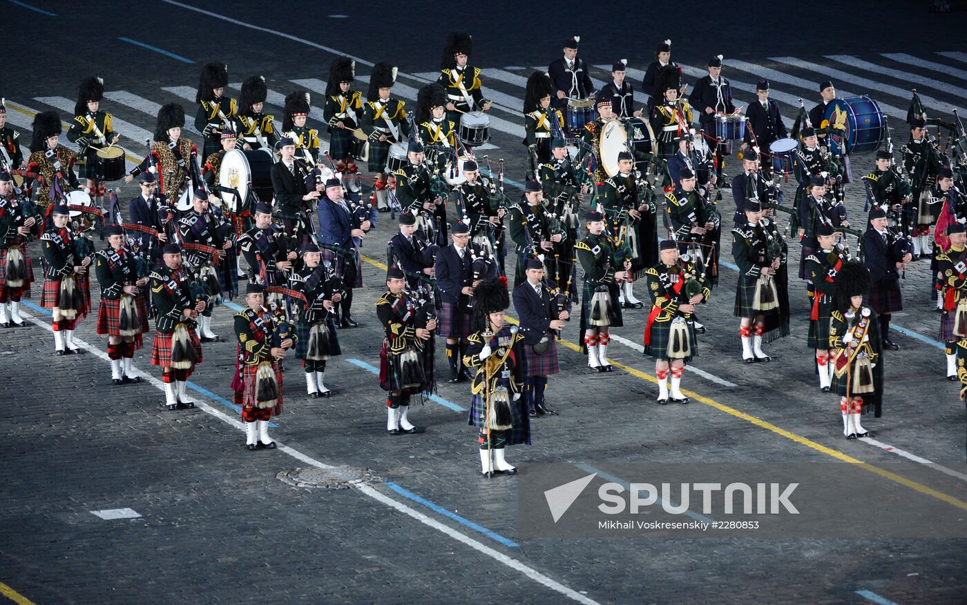 Closing of Spasskaya Tower Festival
