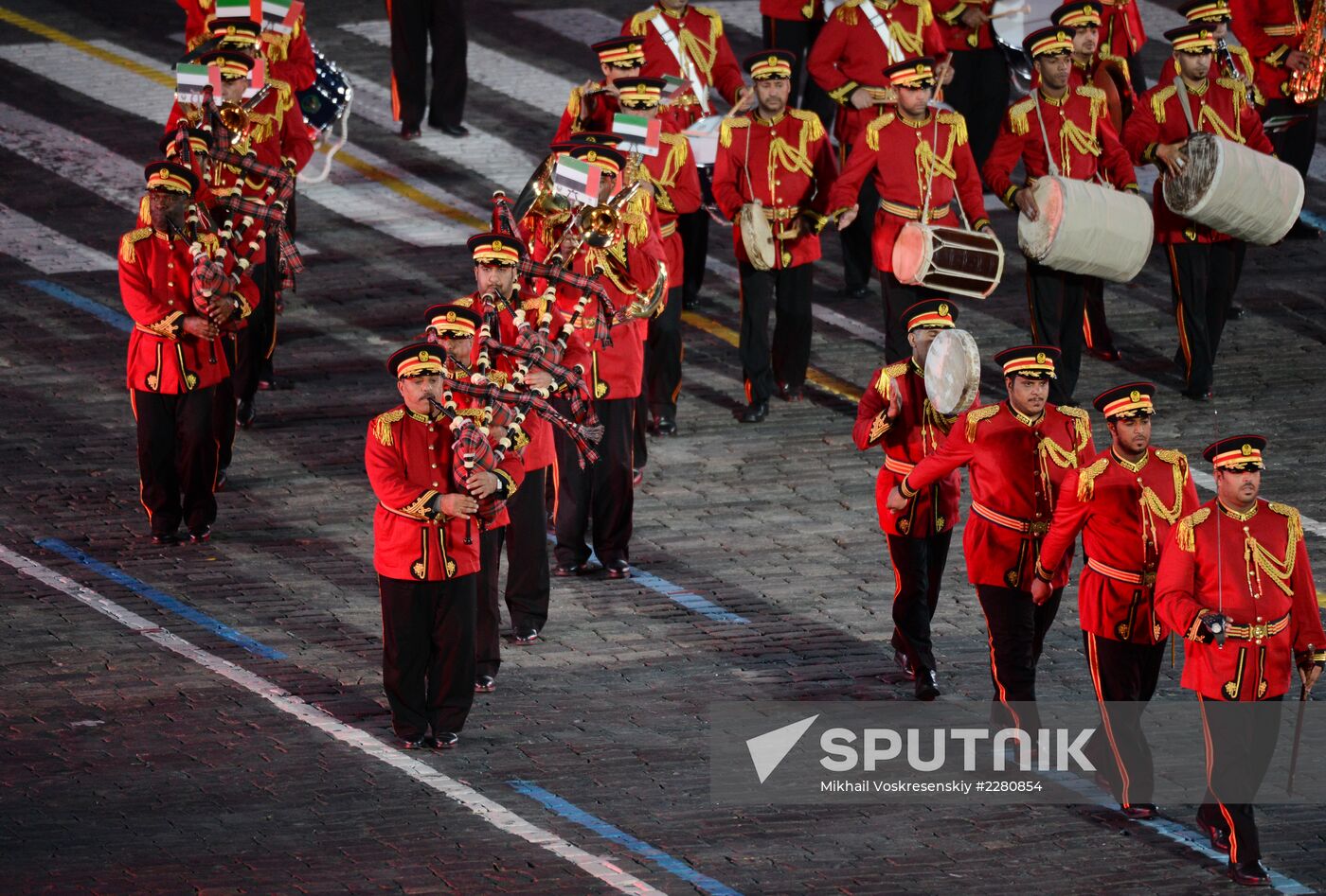 Closing of Spasskaya Tower Festival