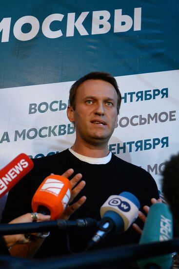 News conferences with Moscow mayoral candidates