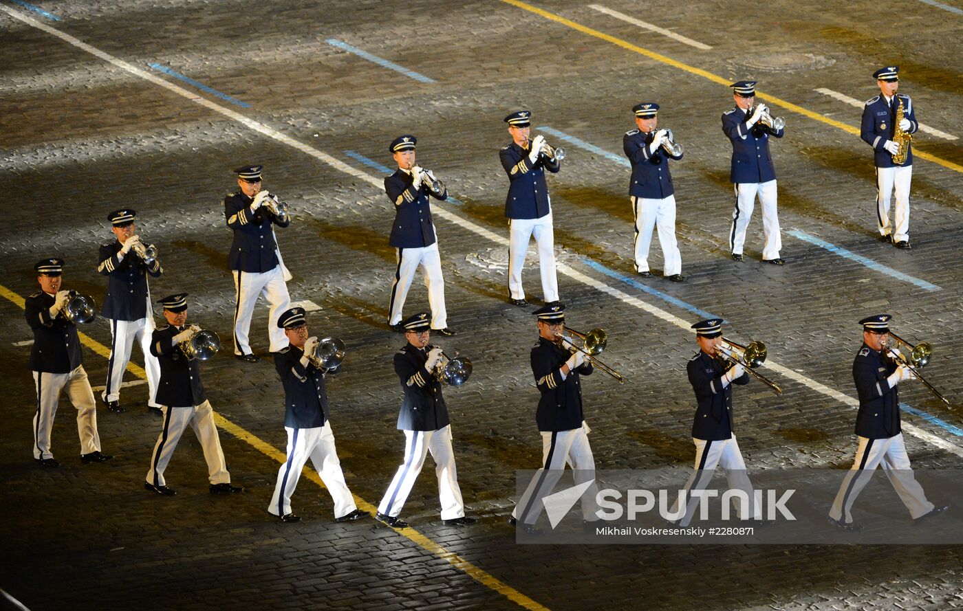 Closing of Spasskaya Tower Festival